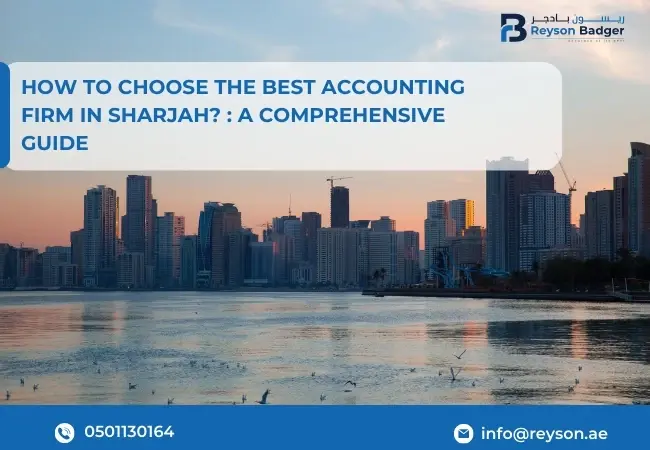 How to Choose the Best Accounting Firm in Sharjah?: A Comprehensive Guide